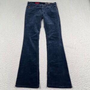 AG Adriano Goldschmied The Angel Jeans Women 26 Blue Velvet Bootcut Irregular